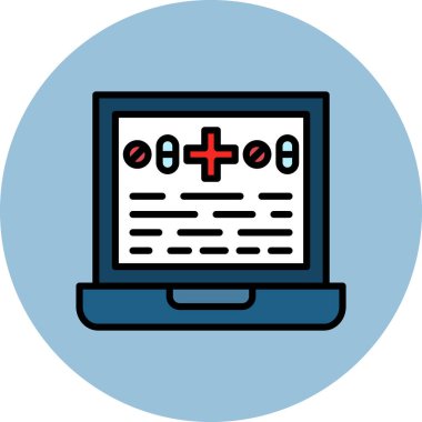 Bilgisayar. Web simgesi basit illüstrasyon