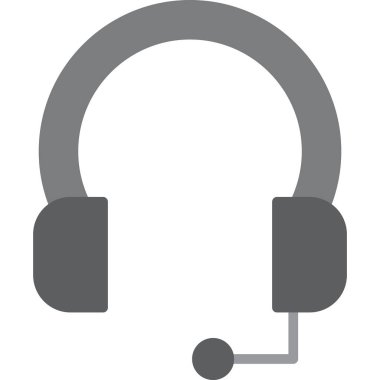 Kulaklıklar Düz Vektör Simgesi