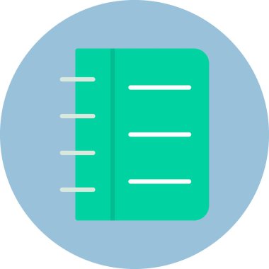 Belge. Web simgesi basit illüstrasyon