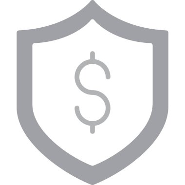 kalkan dolar para simgesi ana hat biçiminde