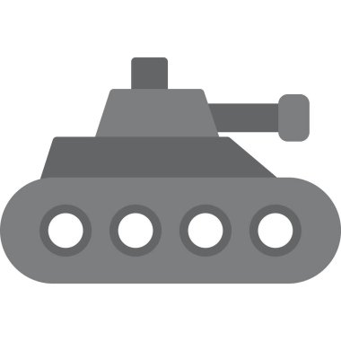 askeri tank vektör ikonu tasarımı