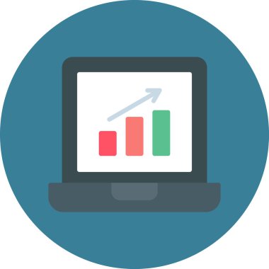Grafik. Web simgesi basit illüstrasyon