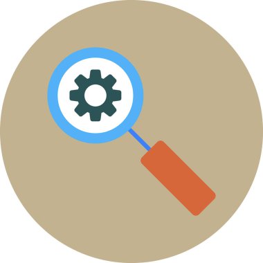 Ara. Web simgesi vektör illüstrasyonu