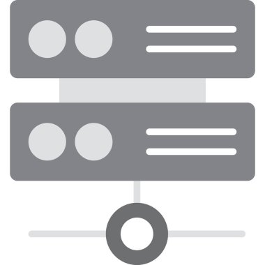 veri veritabanı veri simgesi doldurulmuş özet biçimi