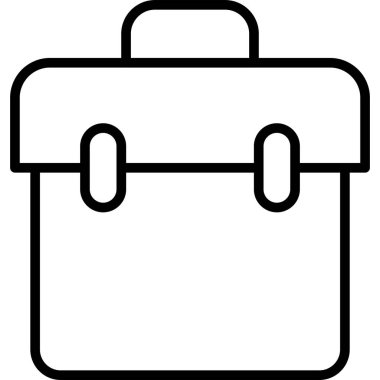 çanta çanta çanta simgesi ana hat biçiminde