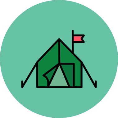 vektör kampı illüstrasyonu