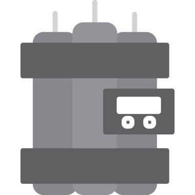 izole edilmiş elektrik makine simgesi. vektör çizimi tasarımı