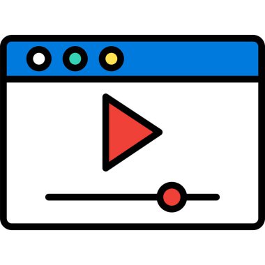 Web ve mobil vektör simgesi