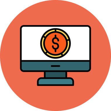 bilgisayar simgesi, vektör illüstrasyonu