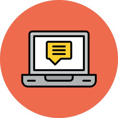 Bilgisayar. Web simgesi basit illüstrasyon