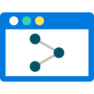 Ağ web simge vektör çizim