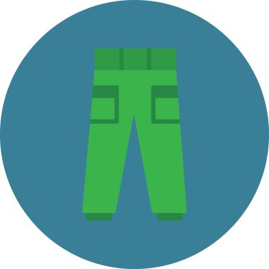 pantolon simgesi vektör illüstrasyonu