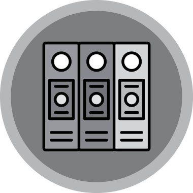 kişisel proje için data sunucu vektör simgesi modern basit vektör illüstrasyonu