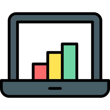 Çizelge. Web simgesi basit illüstrasyon