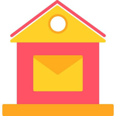 e-posta mektup simgesi düz biçimli