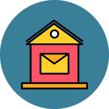 zarf simgesi vektör illüstrasyonu