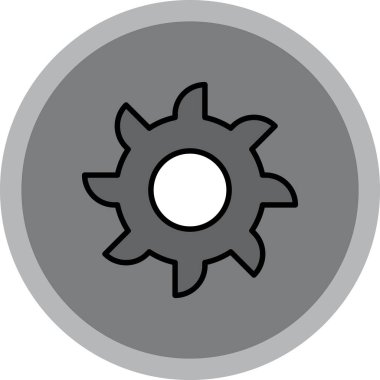 Teçhizat Web simgesi basit illüstrasyon