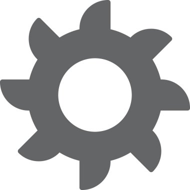 saw simgesi, vektör illüstrasyonu basit tasarım