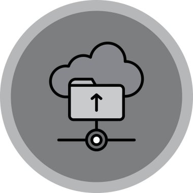 Moda biçimi izole edilmiş arkaplanda bulut hesaplama simgesi