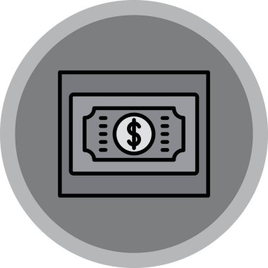 vektör para simgesi illüstrasyonu