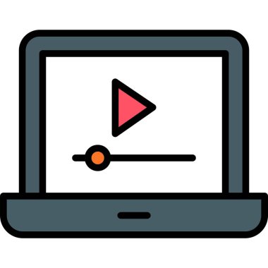 Bilgisayar ekranı. Basit tasarım