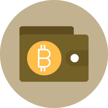 Moda düz stil izole edilmiş arka planda bitcoin simgesi. yumuşak - renkli resimleme.