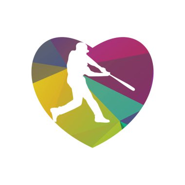 Beyzbol bir top konseptine çarpıyor. Sopayı çok hızlı sallıyor.