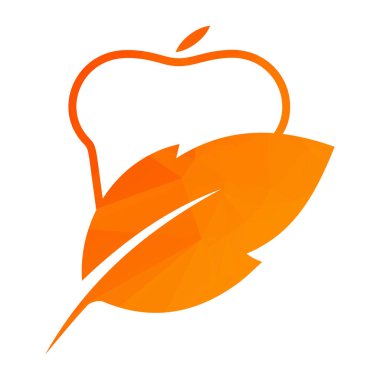 Yaprak vektör illüstrasyonlu diş bakımı