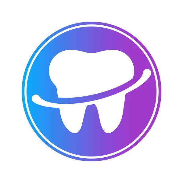 Tandvård Logotyp Vektor Illustration — Stock vektor