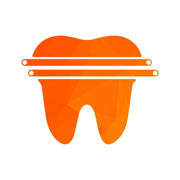 Δόντια Δοντιών Επισκευή Τεχνική Λογότυπο Εικονογράφηση Σχεδιασμό — Διανυσματικό Αρχείο