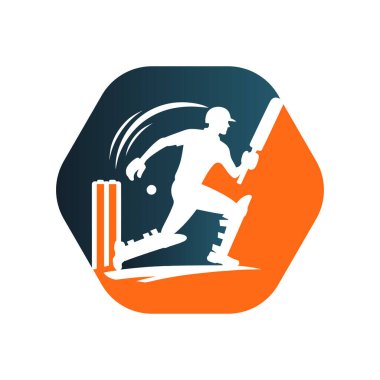 Cricket Player Logosu Altıgen Şeklinde