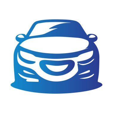 Otomatik araba logosu tasarımı Vektör İllüstrasyonu