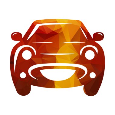 Otomatik araba logosu tasarımı Vektör İllüstrasyonu