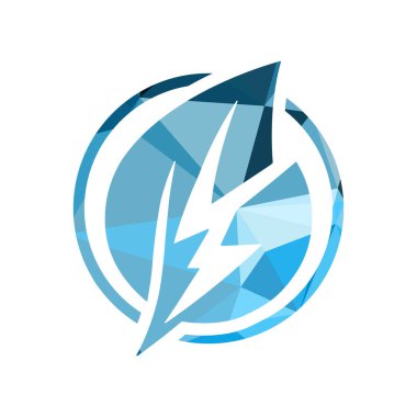 Eko Yaprak Cıvata Yeşil Enerji Vektör İllüstrasyonu