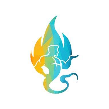 Genie Logo Vektör Tasarımı Çizimi