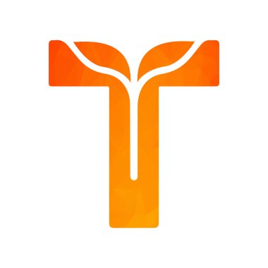 Ağaç logosu tasarımı vektör çizimi