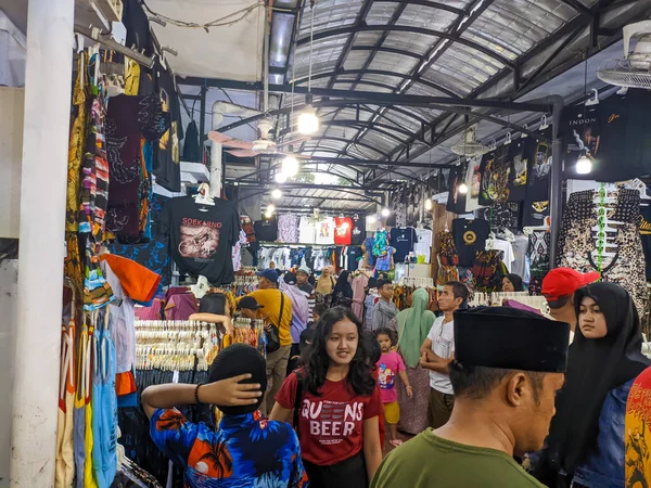 View Alley Many Vendors Sell Local Handicrafts Visitors — Stock Photo, Image