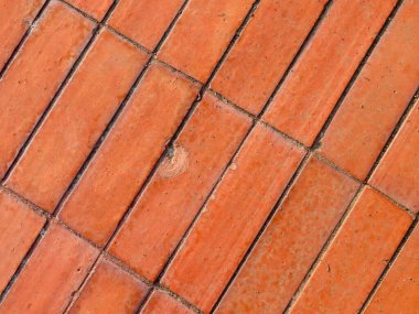 kırmızı tuğlalı döşeme dokusu arkaplanı