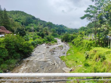 Endonezya 'da nehir manzarası