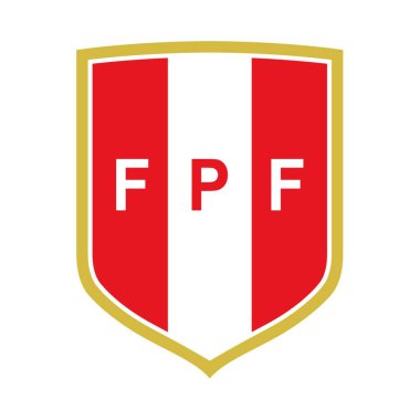 Peru Milli Futbol Takımı logosu. Surabaya, Endonezya - 7 Aralık 2023