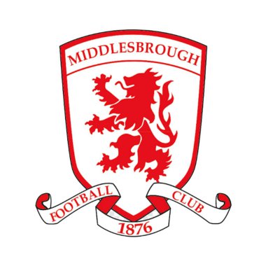 Middlesbrough logosu. Surabaya, Endonezya - 23 Haziran 2024