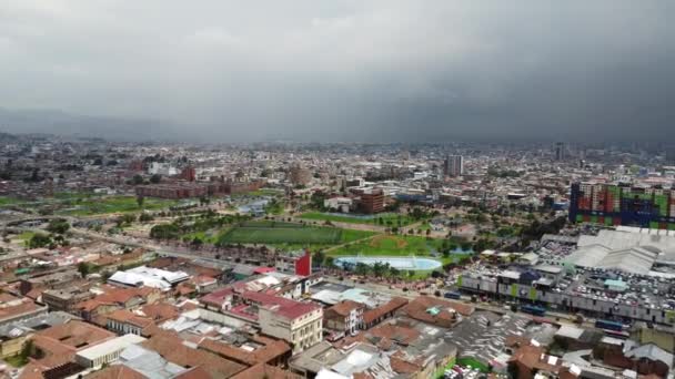 Estação Das Chuvas Bogotá Colômbia — Vídeo de Stock