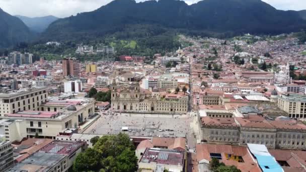 Bogot Central Plaza View Colombië — Stockvideo
