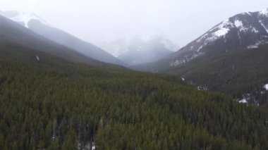 Kar fırtınası Kanada 'daki ulusal parkı vurdu
