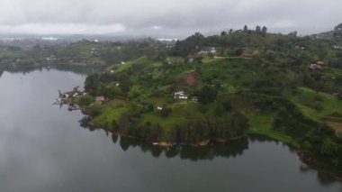 Manzara El Pen de Guatap, Kolombiya