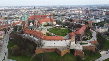 Wawel Castle had been the residence of Polish kings for centuries and a site of most important events in Polish history. clipart