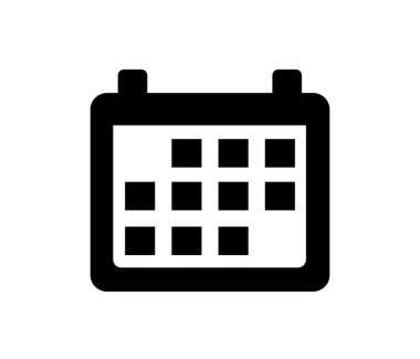 Takvim, zamanlama, olay simgesi 