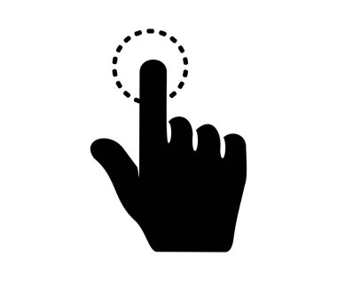 Biçimlendirilmiş imleç simgesi afişi, vektör illüstrasyonu 