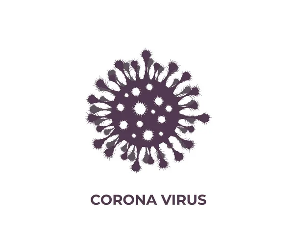 Coronavirus Ncov Icon Covid Вирус Векторная Иллюстрация Белом Фоне — стоковый вектор