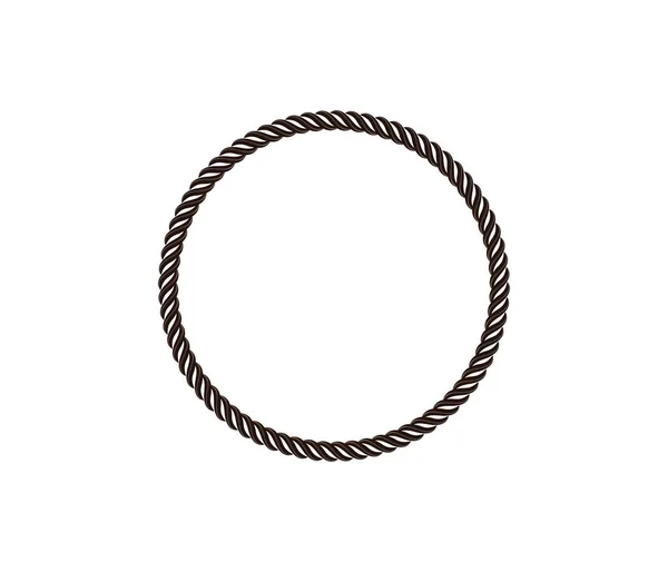 Abstraktní Kruhový Rámec Logo Geometrického Kruhu Vektorová Ilustrace — Stockový vektor
